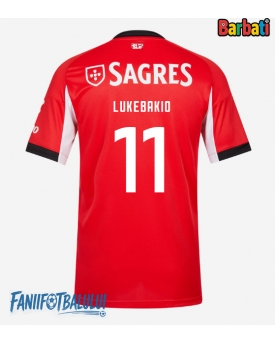 Benfica Dodi Lukebakio #11 Tricou Fotbal Replică 2025-26 Barbati Acasa